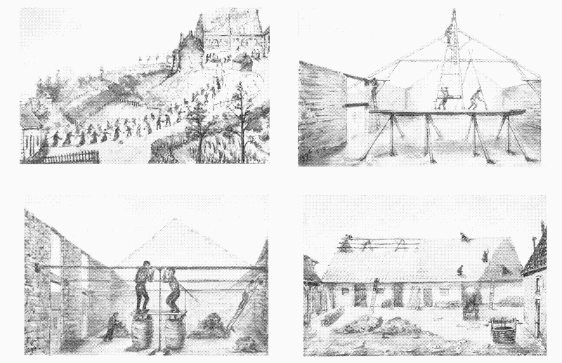 Travaux après incendie, à Varigney.