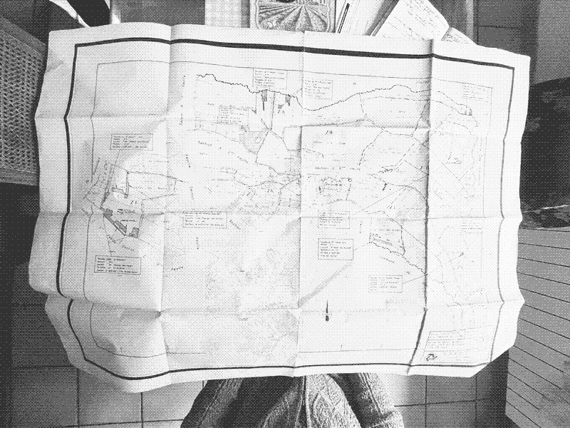 Invitation et cartographie chez Gérard et Martine.